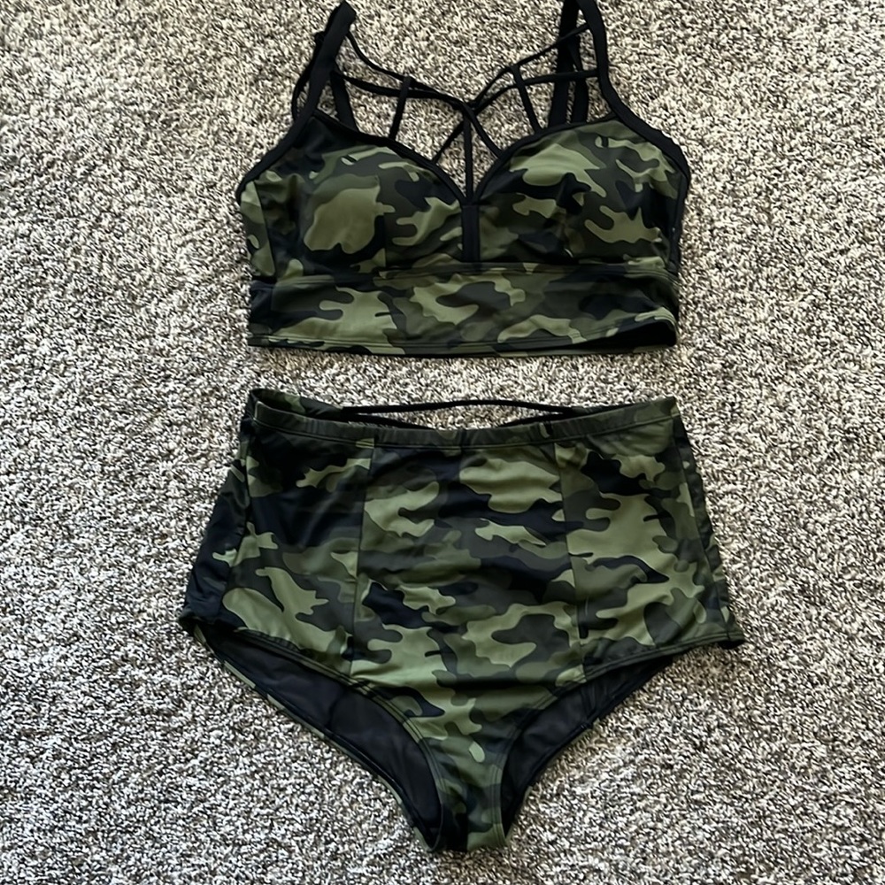 Strappy Torrid 2 piece swim suit